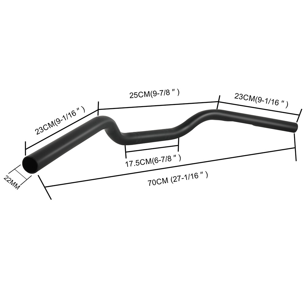 22mm Motorcycle Tracker Handlebars Drag For Buell Lightning Blast Ulysses 1125CR