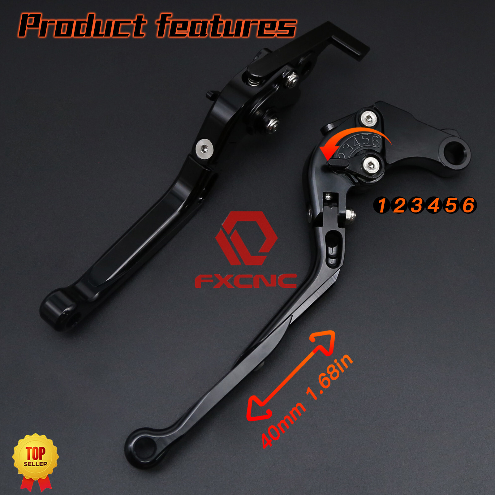 Fold Extend Adjust Clutch Brake Levers For Enfield Himalayan 450 2023-2024 2025