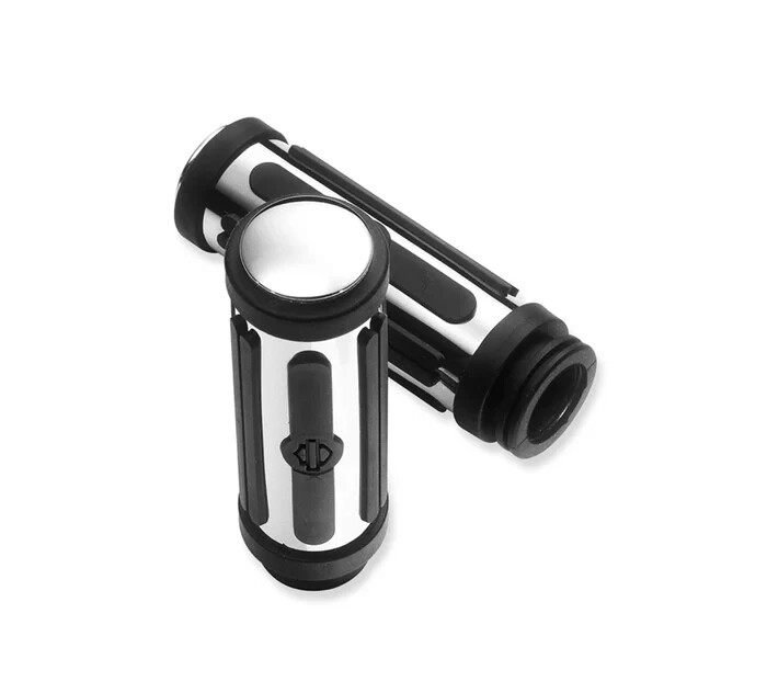 56263-96A GENUINE HARLEY DAVIDSON Chrome and Rubber Hand Grips TOURING SOFTAIL