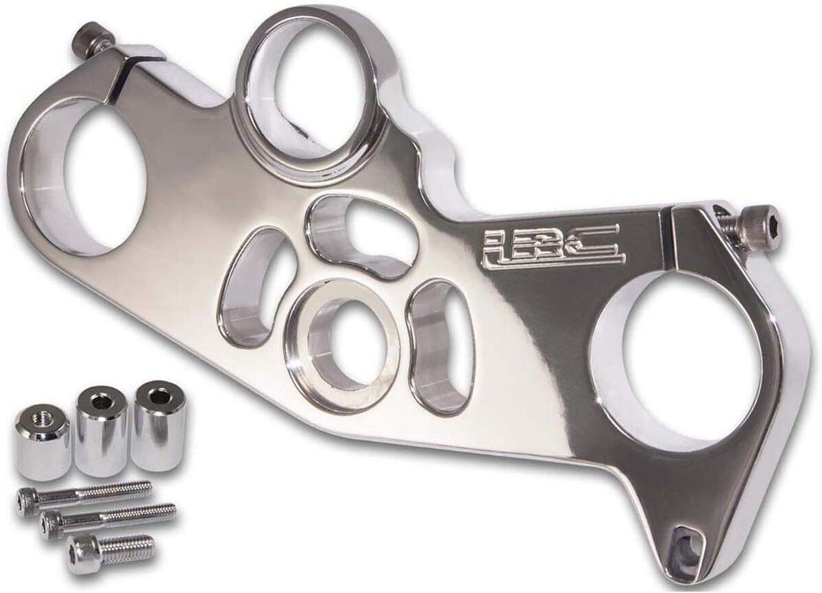 Chrome Triple Tree Top Clamp 08 – 17 Kawasaki Zx 10R CNC Billet Aluminum NEW USA