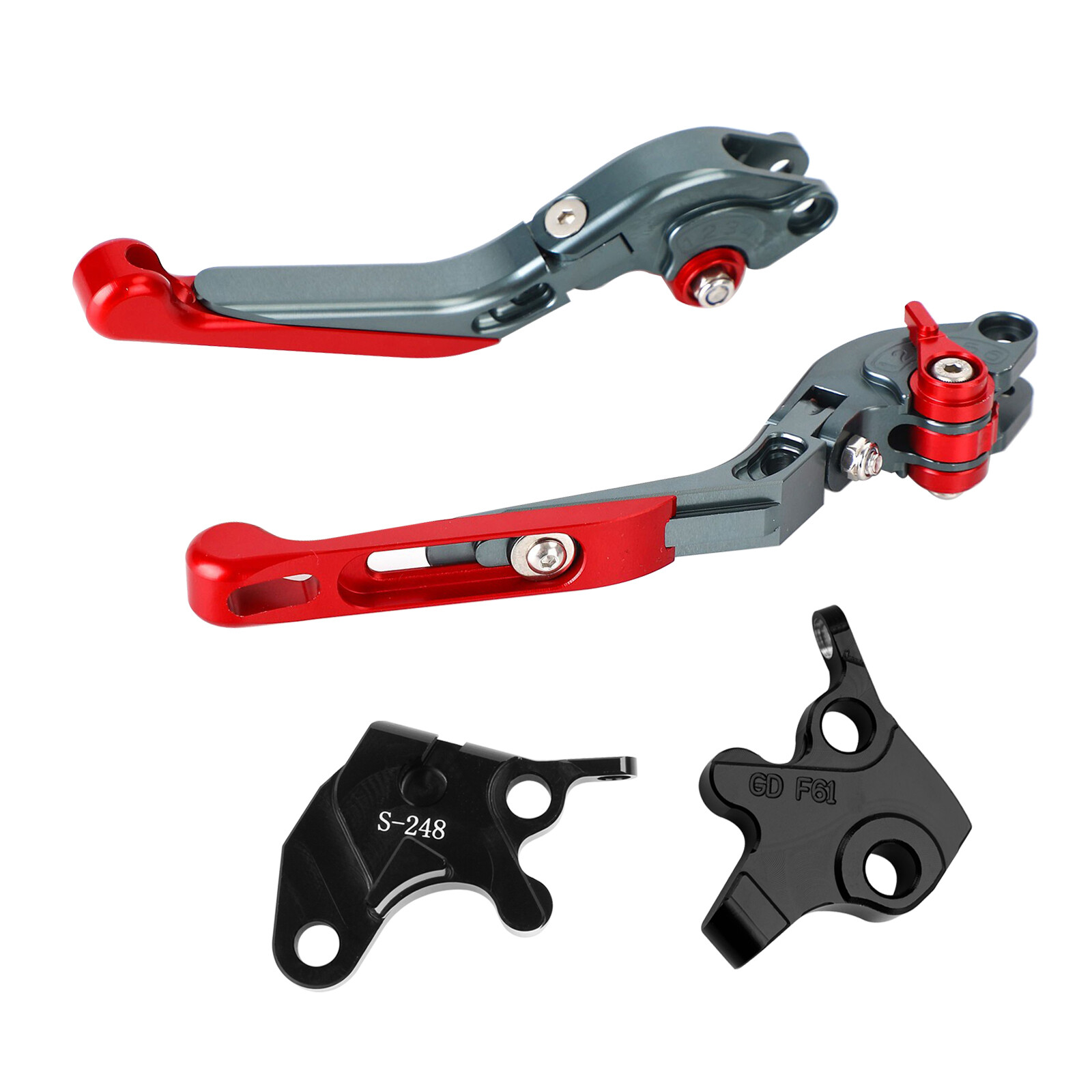 Adjustable Clutch Brake Lever fit for YAMAHA YZF R125 2008-2011 Red S2