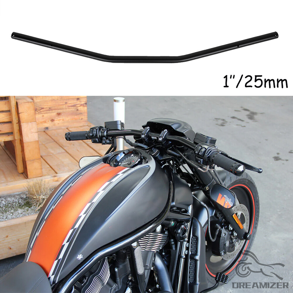 For Harley Night Rod Special Motorcycle 1″ 25mm Drag Bars Handlebars Matte Black