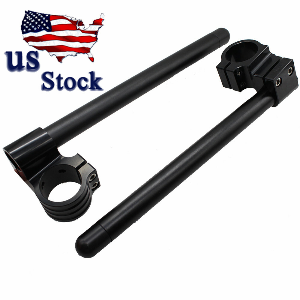 Clip On 7/8″ CNC Handlebar 37MM Fork Tube For Honda CB-550 650 750 Motorcycle