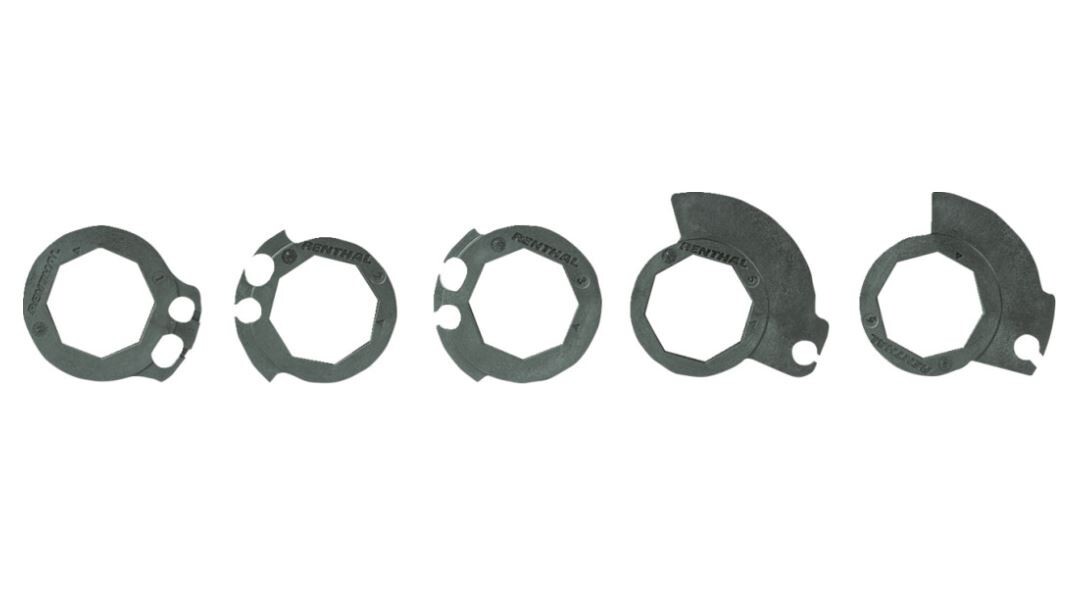 Renthal MX R Works Lock-On Half-Waffle Grips Racing Compound Natural