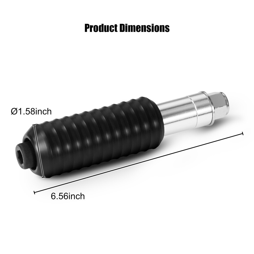 4″ 6.5″ Shock Mount Frame Slider Protection Bar For Harley Dyna Models 2006-2017