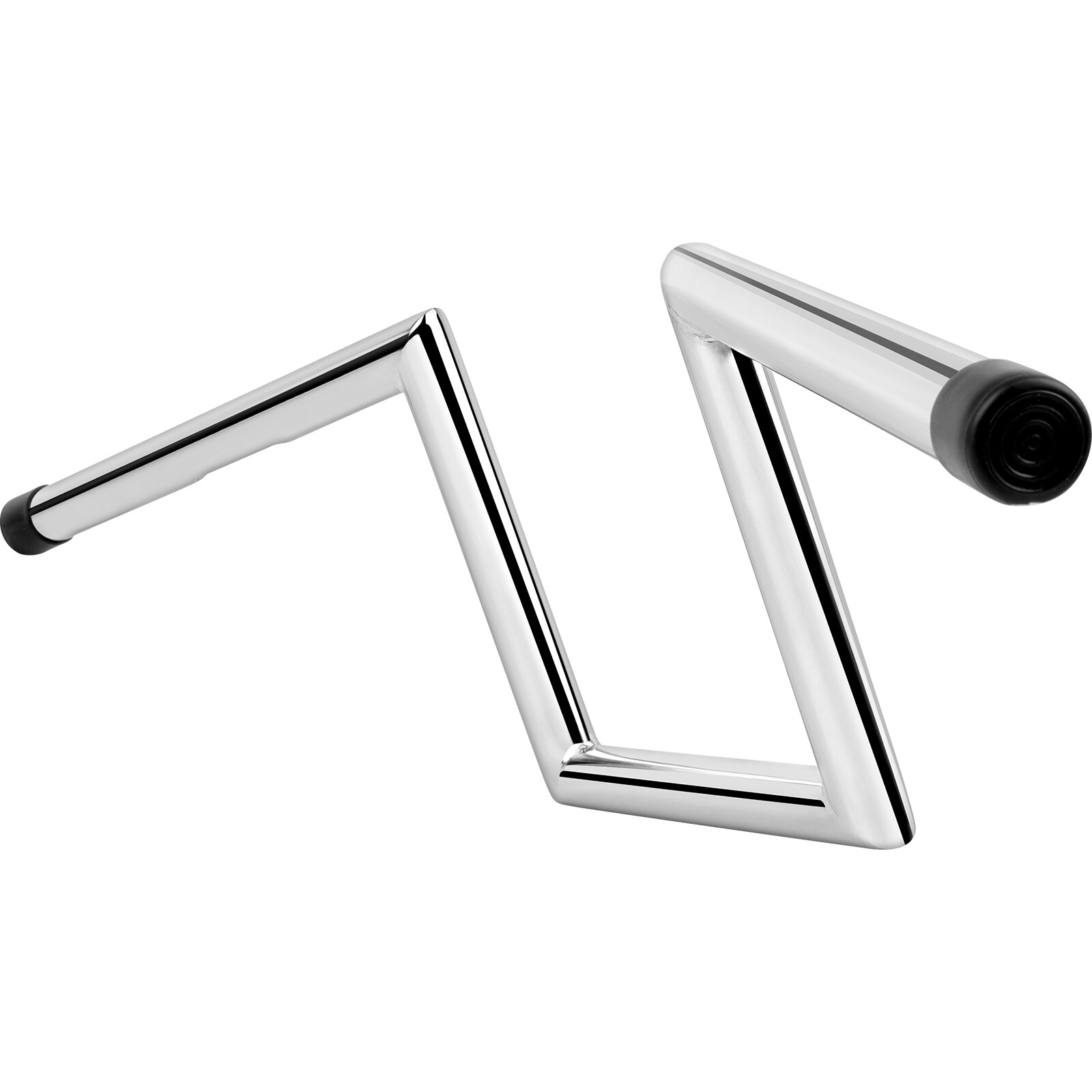 For Harley Dyna Wide Glide Super Glide Chrome Drag 8″ Rise 1″ Z-Bar Handlebars
