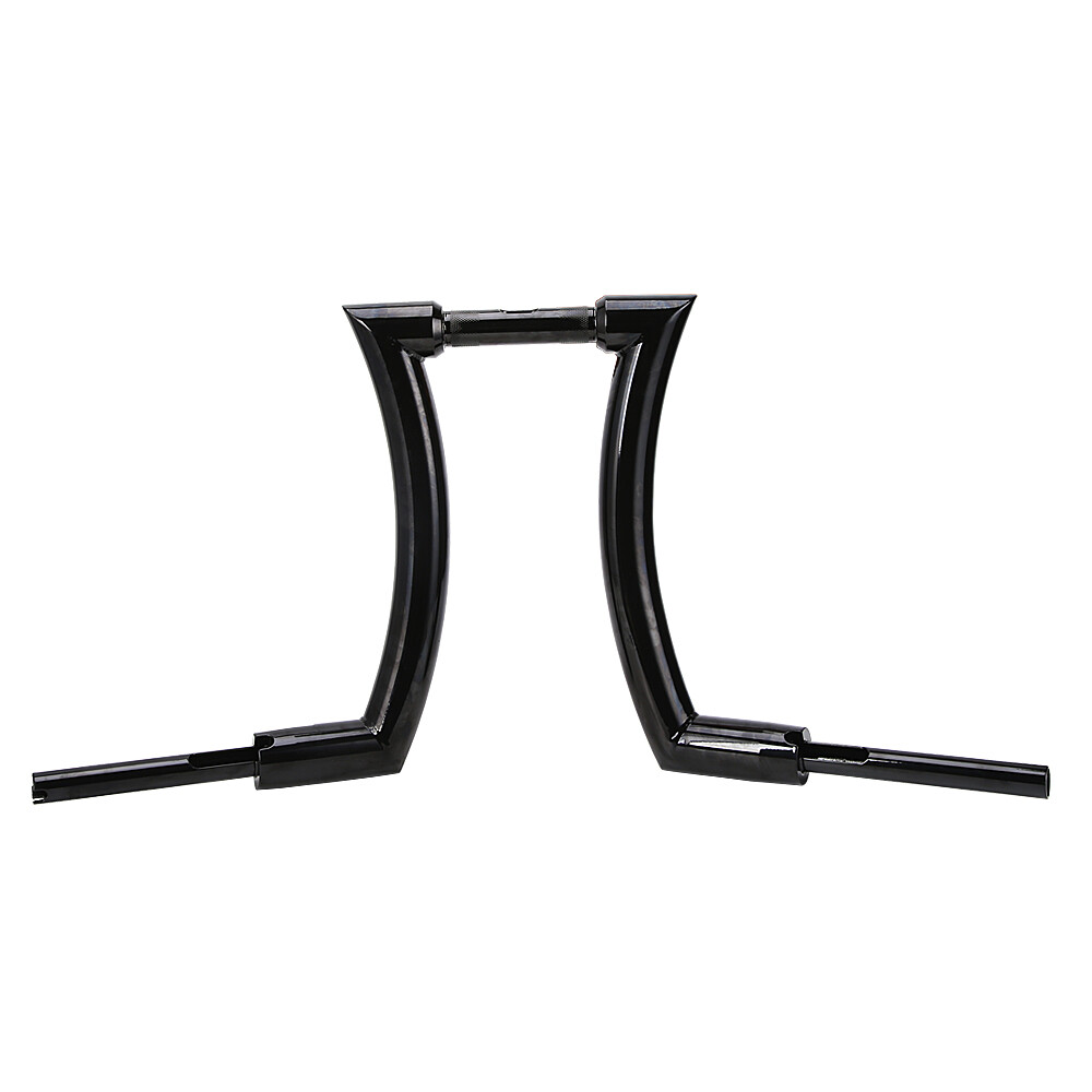12″ BLACK DNA MONSTER APE HANGER 2 INCH FAT FITS FOR HARLEY 883 1200 HANDLEBARS