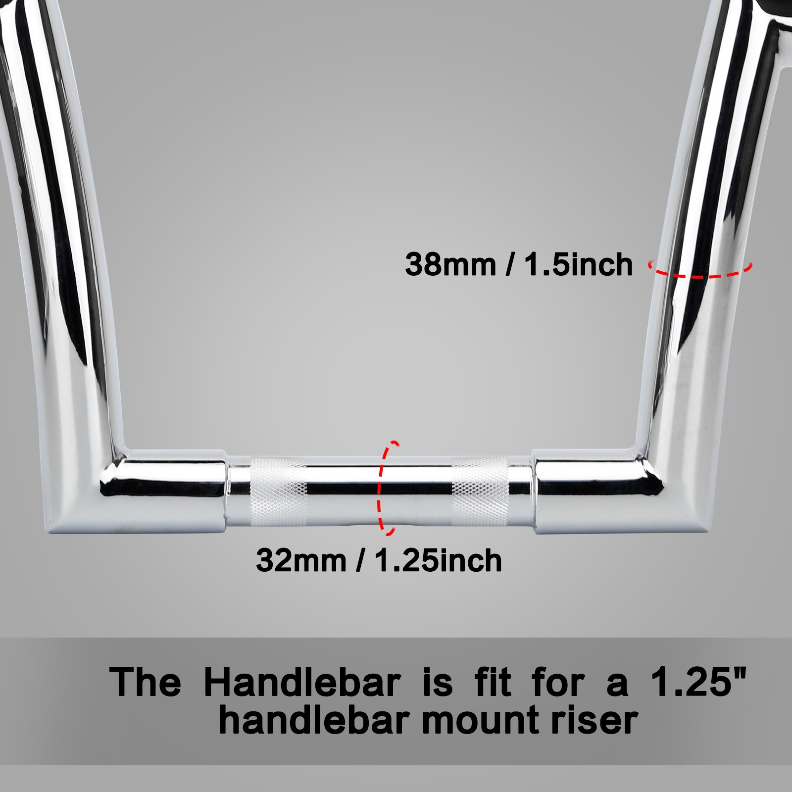 10″-14″ Rise Ape Hanger Handlebar For Harley Road King Classic Special 2014-2025