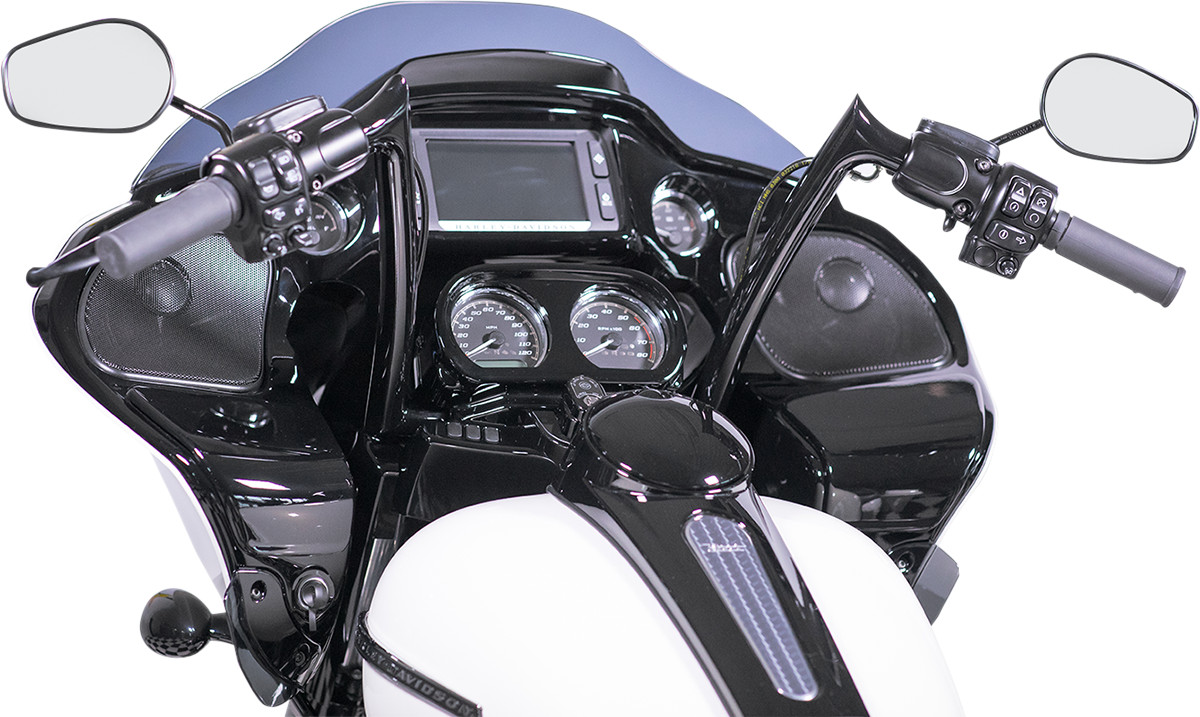 FAT BAGGERS INC. 1-1/4″ EZ Install Pointed Top Handlebar Kit – 16″ – Black