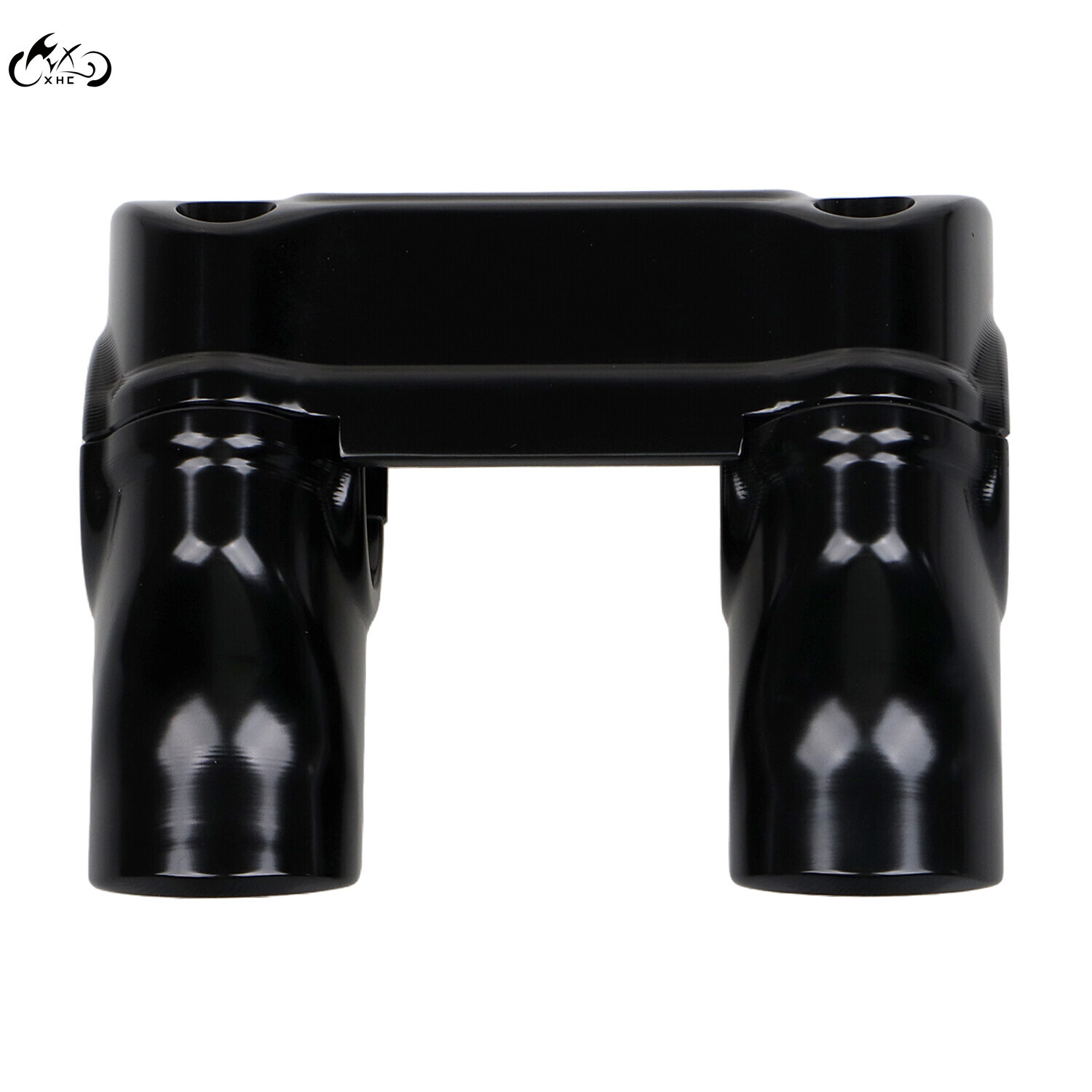 1.25” Clamp 2” Handlebar Riser For Harley Softail Sportster XL 883 1200 Black