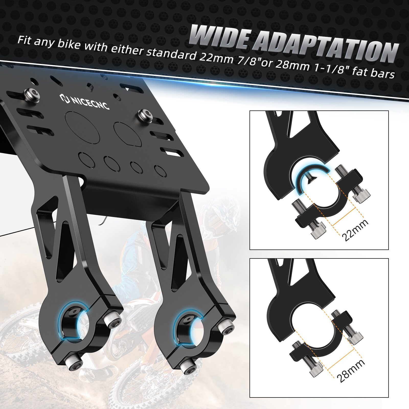 GPS Mount Bracket Kit For KTM 125-530 EXC EXC-F SX SX-F XC XC-F XC-W XCF-W 04-24