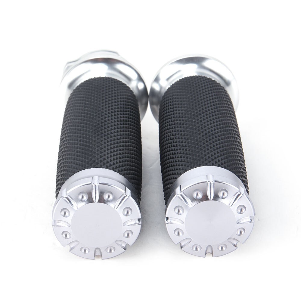 Chrome Motorcycle Cable Throttle Handle Bar Metal Universal Fits For Kawasaki