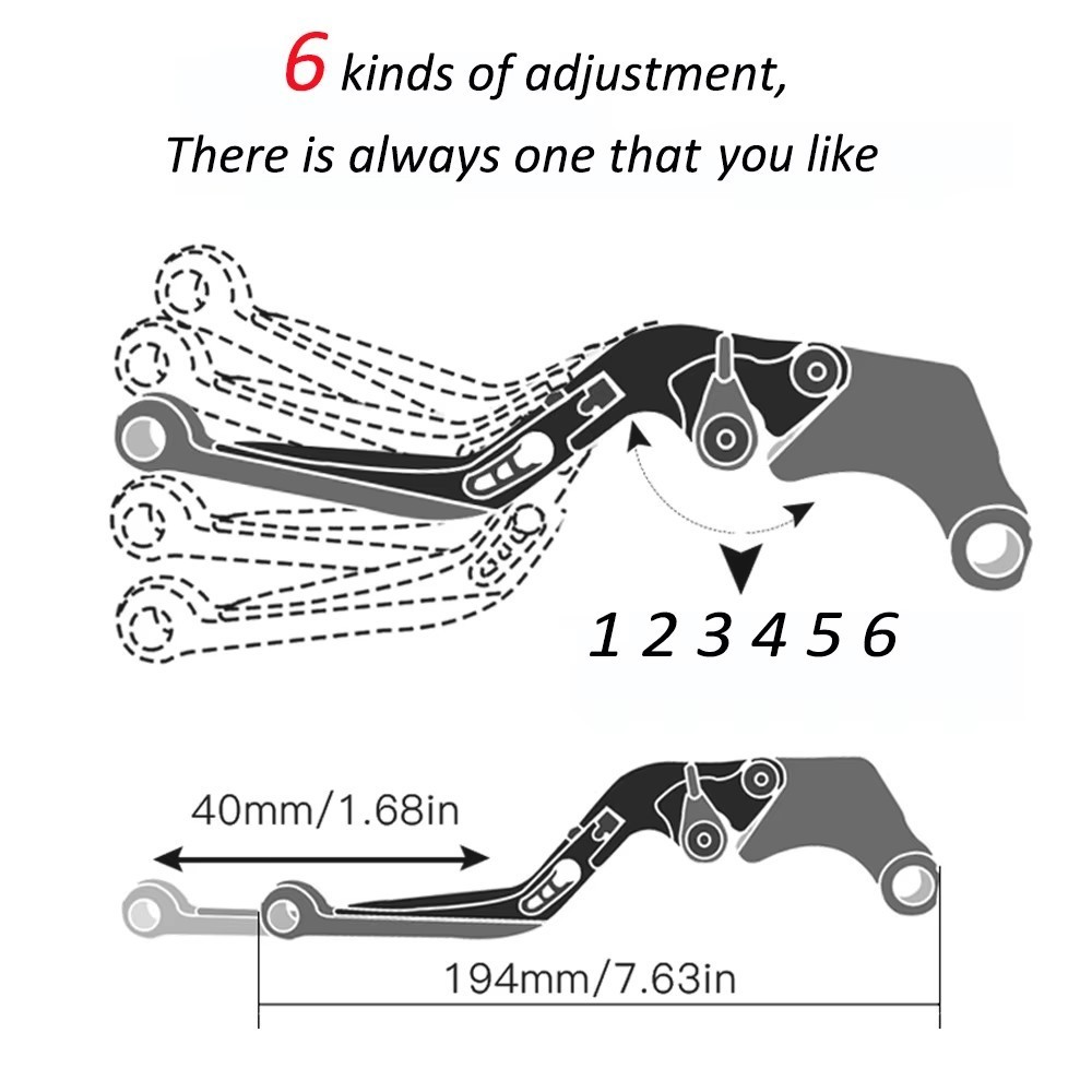 Brake Clutch Lever Handlebar Hand Grip End For YAMAHA Raptor YFM660 YFM 700/R