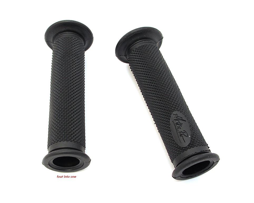 Motion Pro Road Control Grips – Black – Honda Kawasaki Suzuki Yamaha Cafe 7/8″