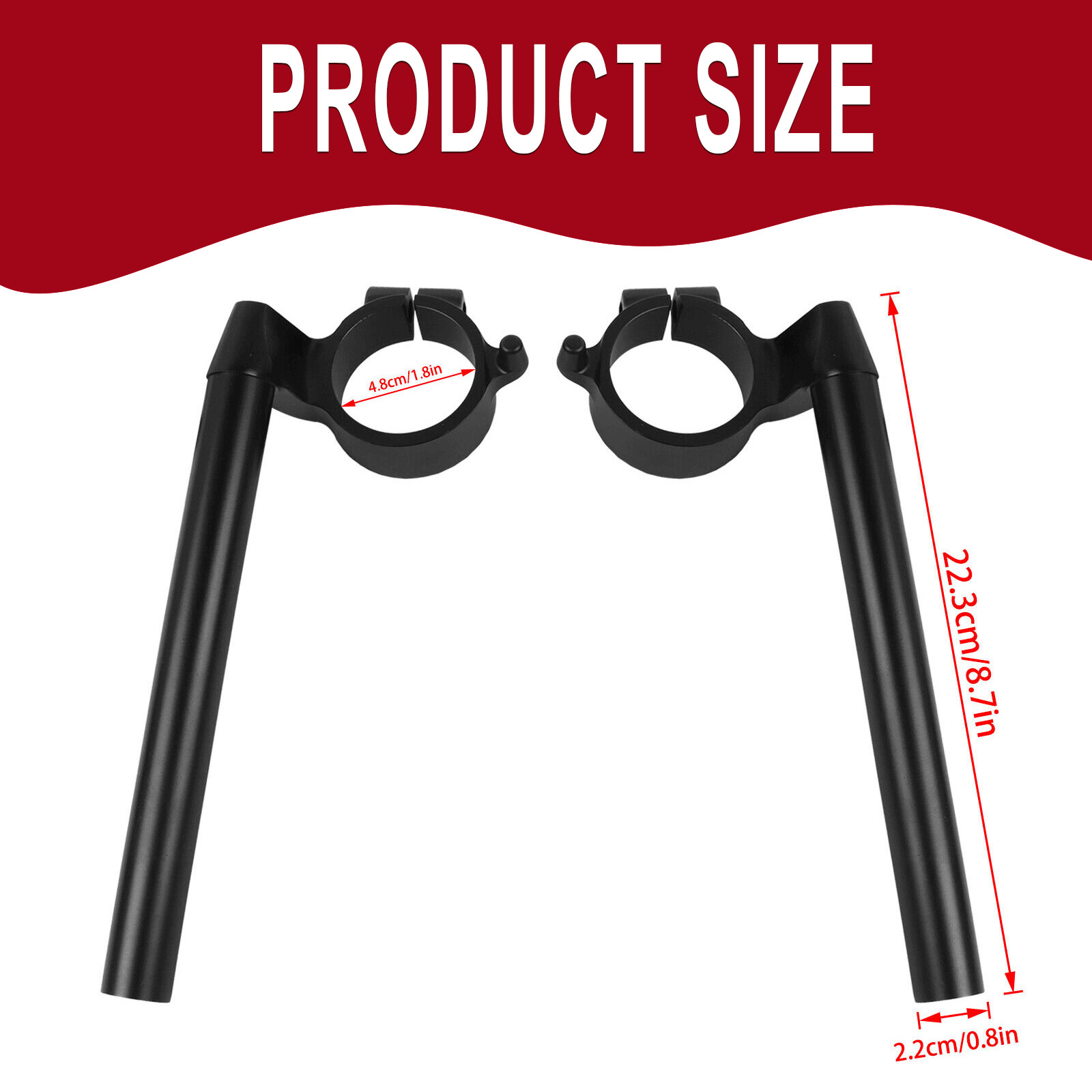 Clip on Ons Fork Tube Handlebar For Honda CBR600RR CBR 600 RR F5 2007-2025 48MM