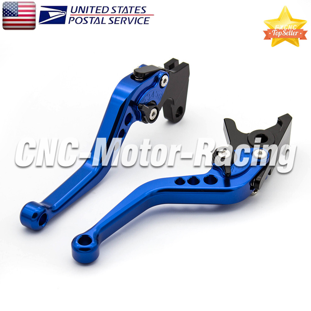 For Honda VTX1300 2003-2008 Brake Clutch Levers & Grips Handle Short Motorcycle