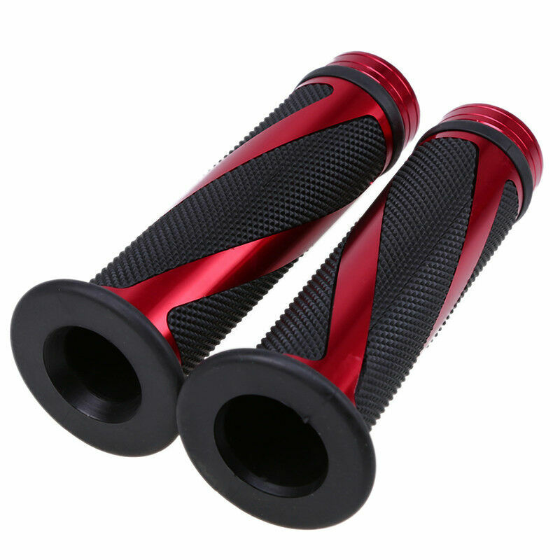 Fit Honda CR125R 7/8″ Hand Grips Handle Bar Throttle Grips None-Slip Gel Rubber