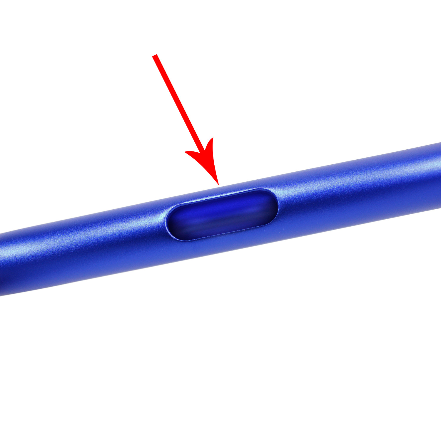 Blue 1.0″ Straight Handlebar for Harley Super Glide Low Rider ST Street Bob FLHR