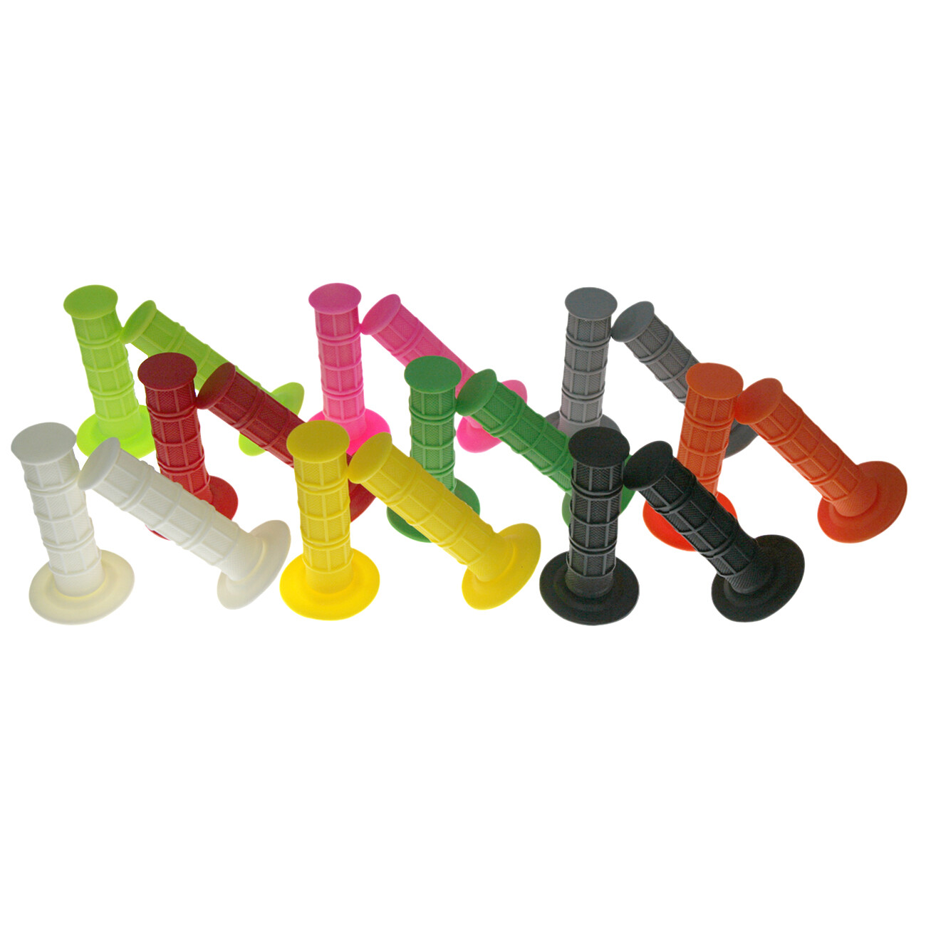 2Pcs 7/8″ Practical Motorcycle Hand Pro Grips Dirt Bike Motocross Gel Handle Bar