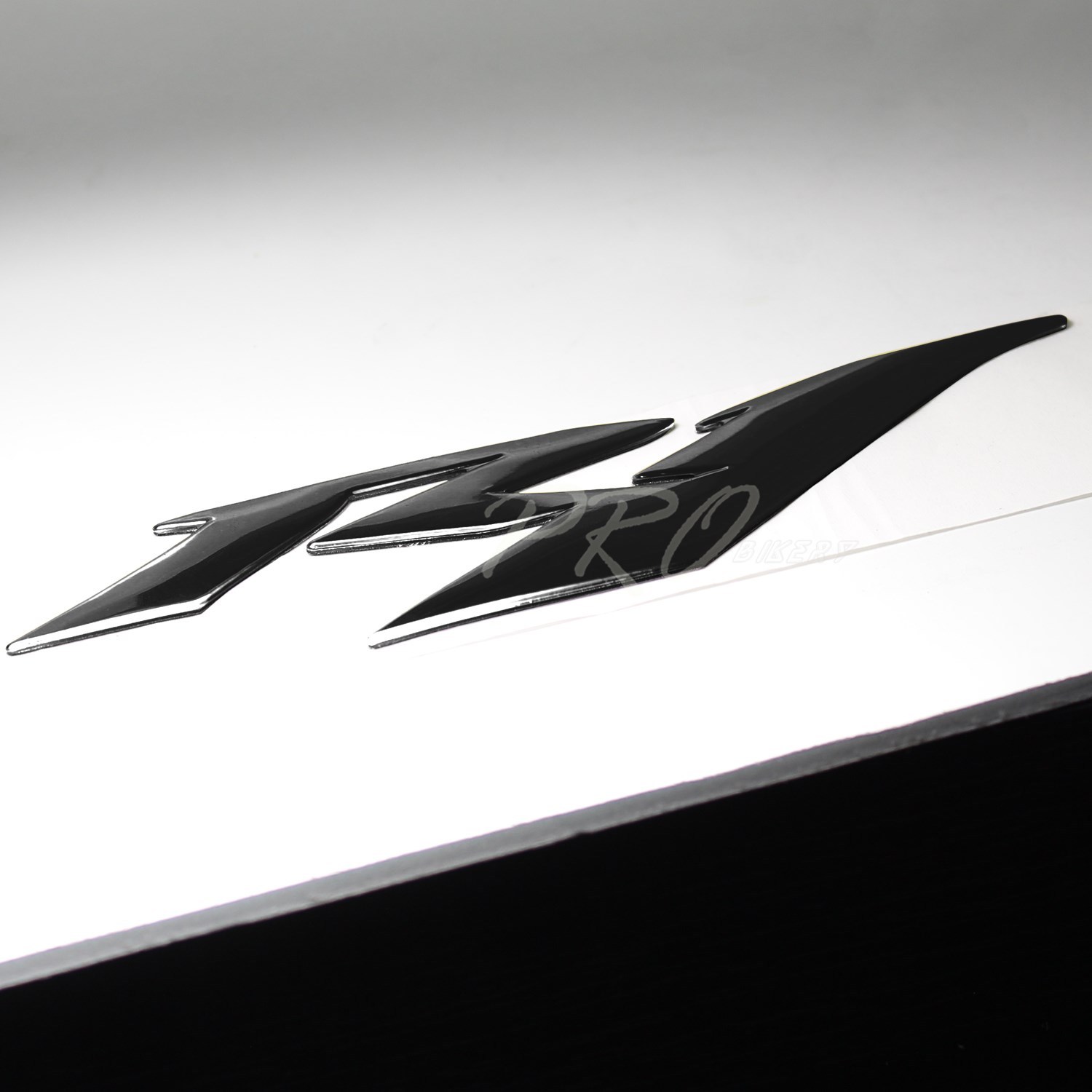 Handle Yoke Carbon Fiber Look Cover+Black Logo Emblem Sticker for 04-08 YZF R1