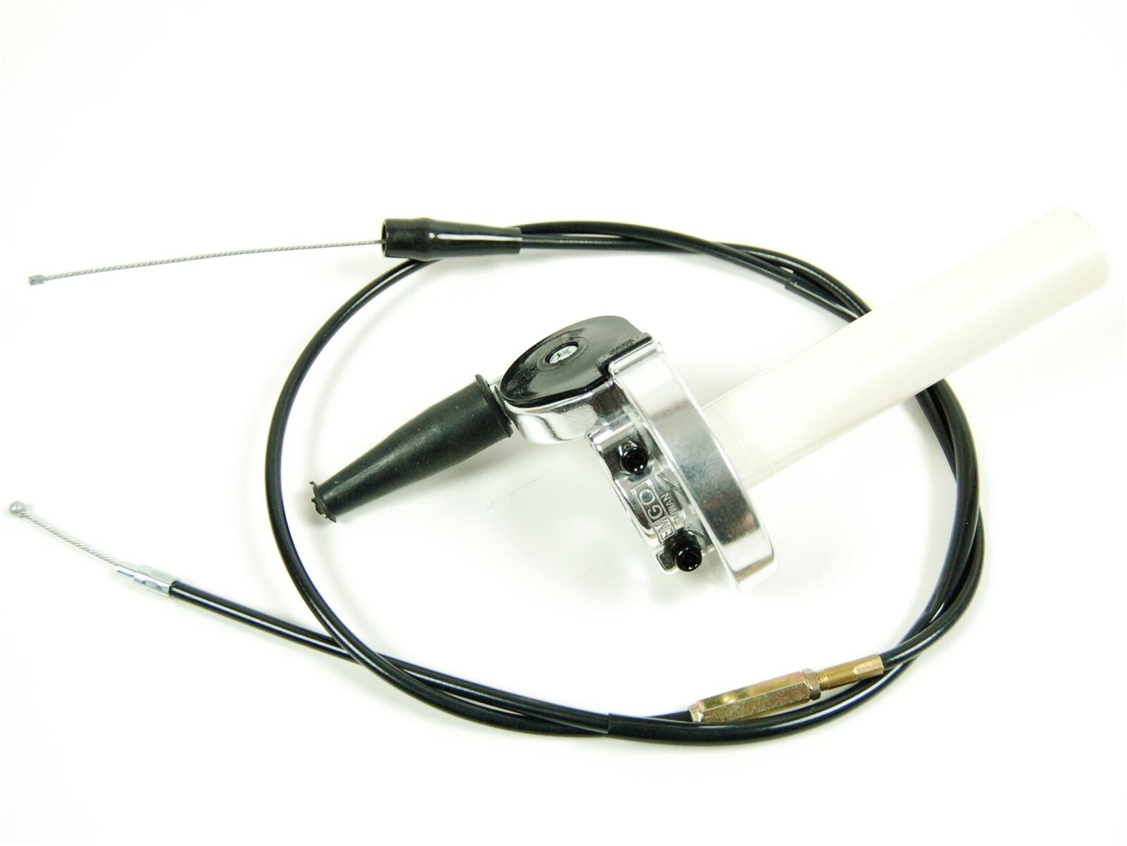 Emgo Throttle Kit Chrome Control Cable Kit
