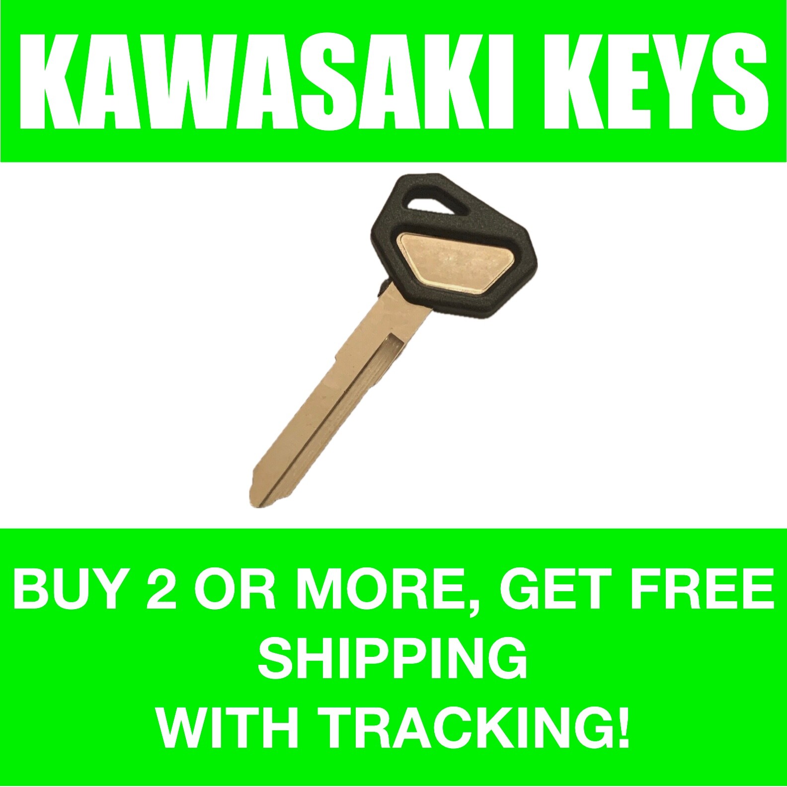 Kawasaki Motorcycle keys Cut to Code spare replacement key codes B8251-B8500
