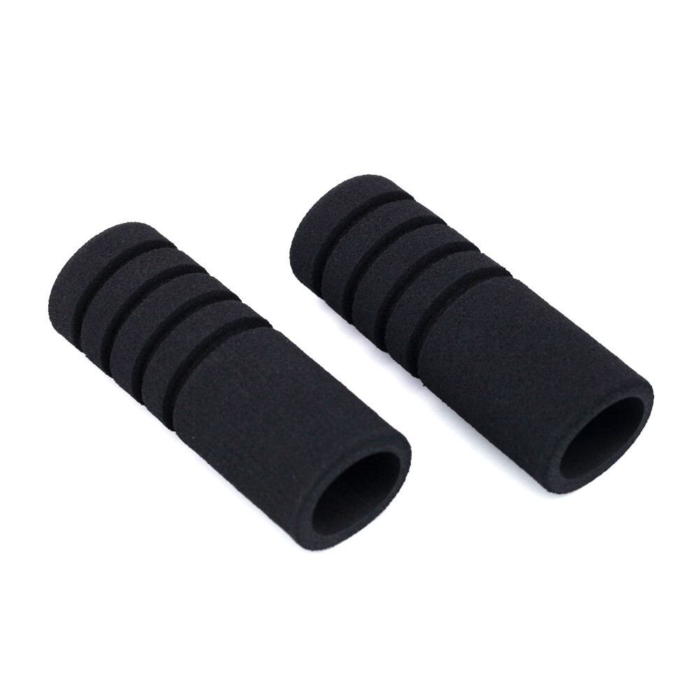 1 Pair Universal Motorcycle Handlebar Grips Foam Sponge Grip Cover Non-slip