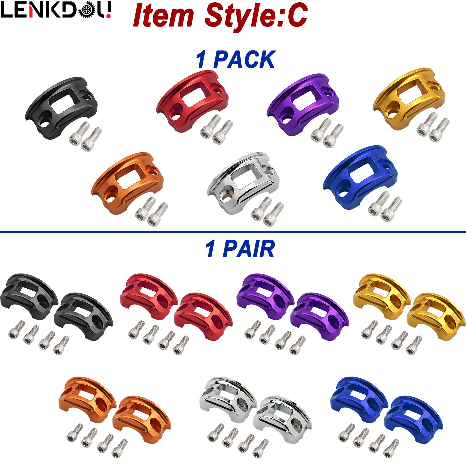 Clutch Brake Handlebar Clamp Brackets For Harley Touring Road Glide King Softail