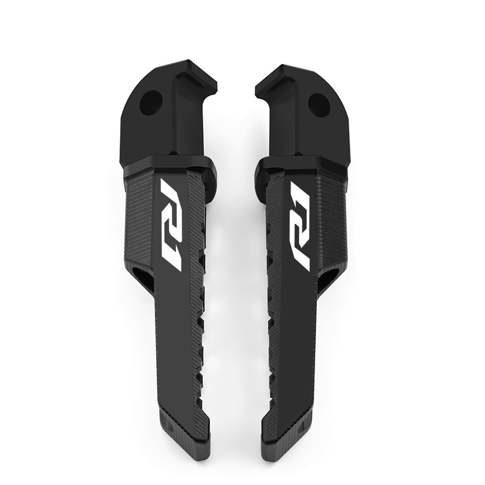 Rear Foot Pegs Passenger Footrest Pedals Footpegs For Yamaha YZF R1 2020-2026