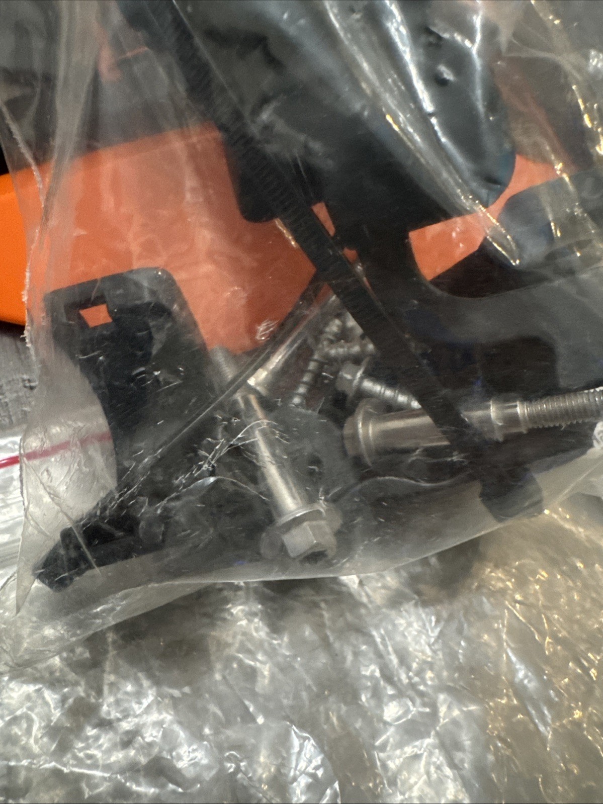 OEM Brandauer KTM Style Handguards Orange Black w/ Mounting Kit Made in Austria