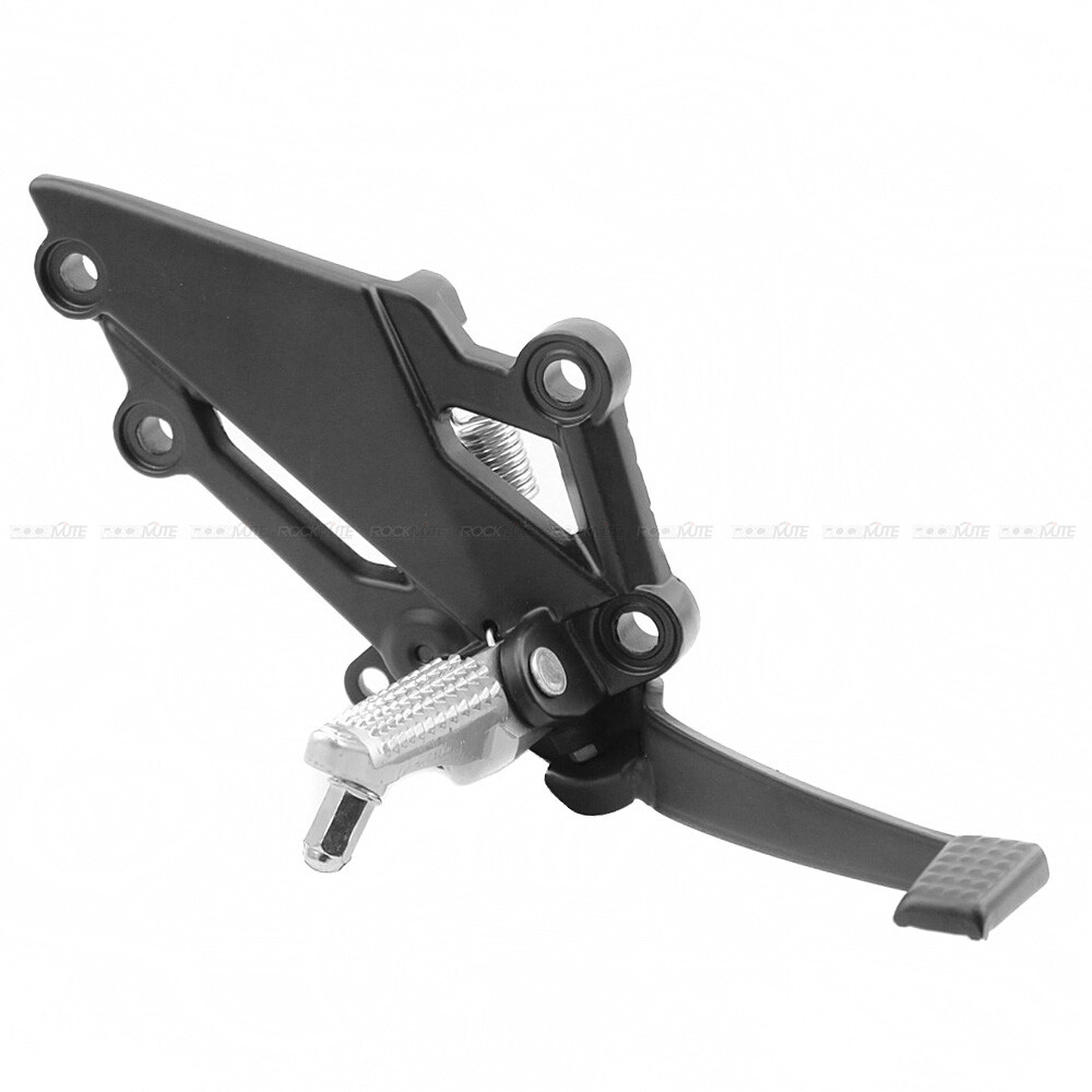 Rear Foot Pedal Bracket Brake Lever Pegs For Kawasaki Z250 Z300 Ninja 250R 300R