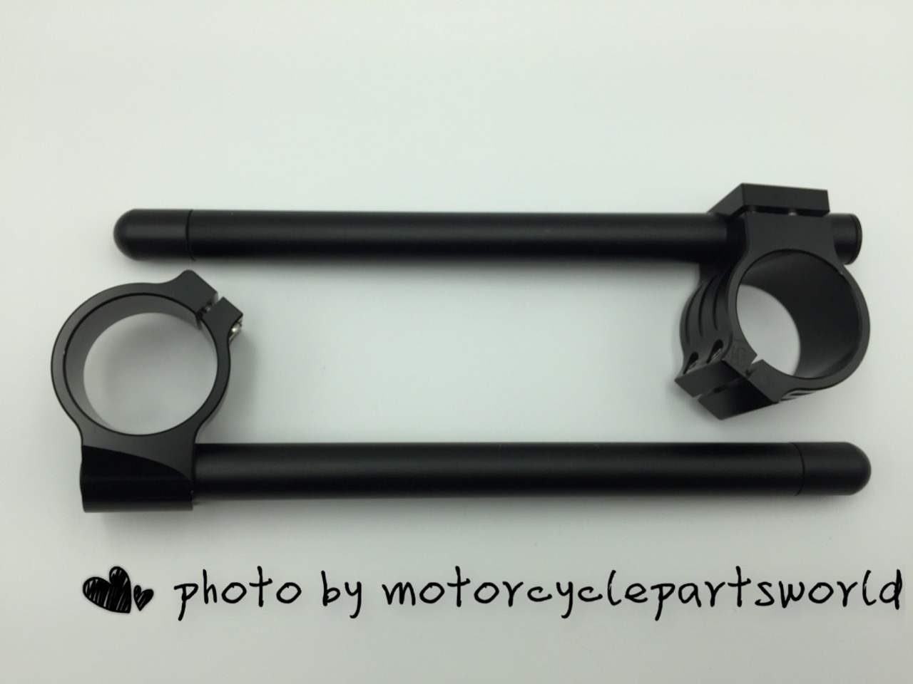 50mm, 7/8″ Tube, CNC Motorcycle Universal Clip On Ons Fork Handle Bar Handlebars