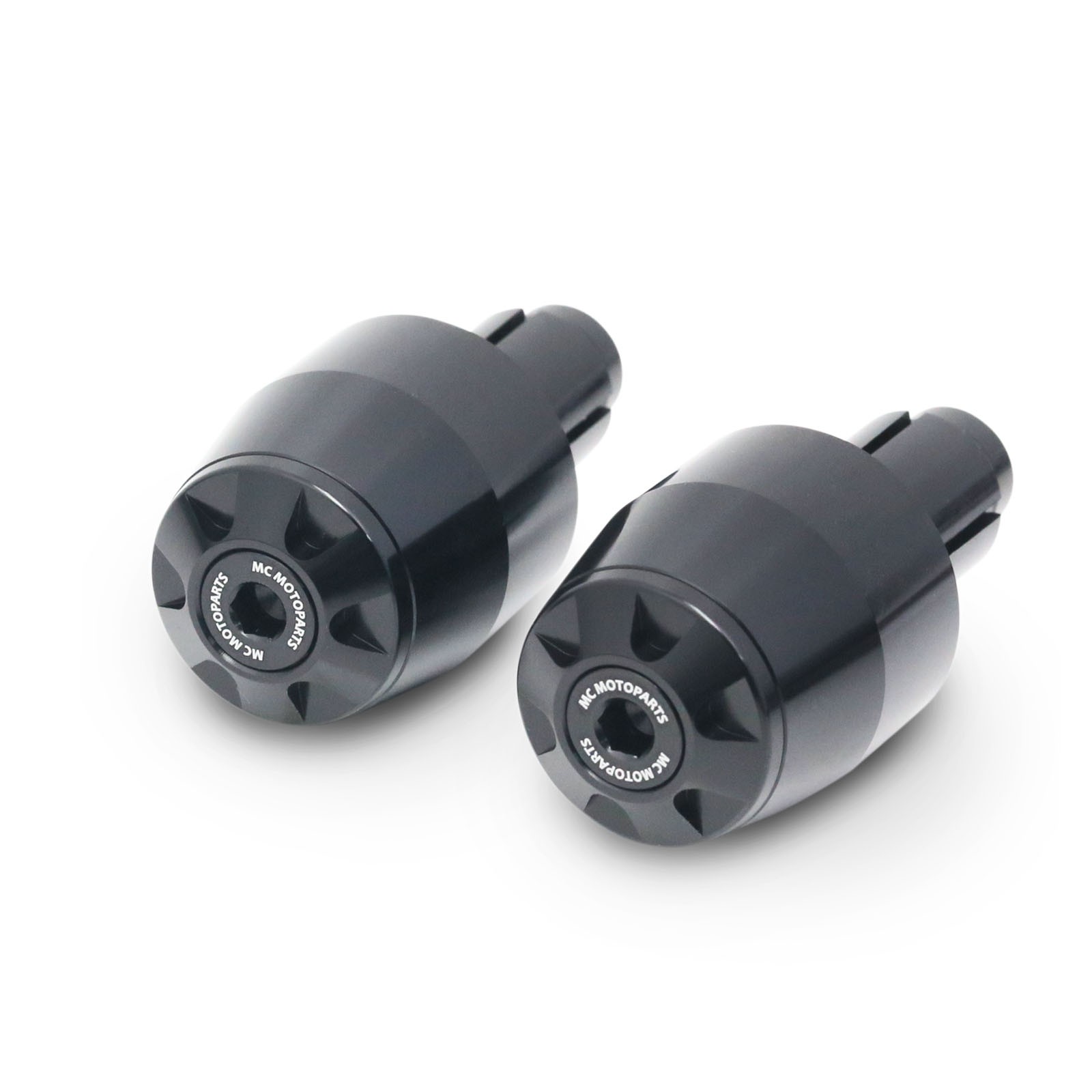 Anodized Black Bar Ends Pair STORM For Suzuki GSX-R 600 01 02 03 04 05