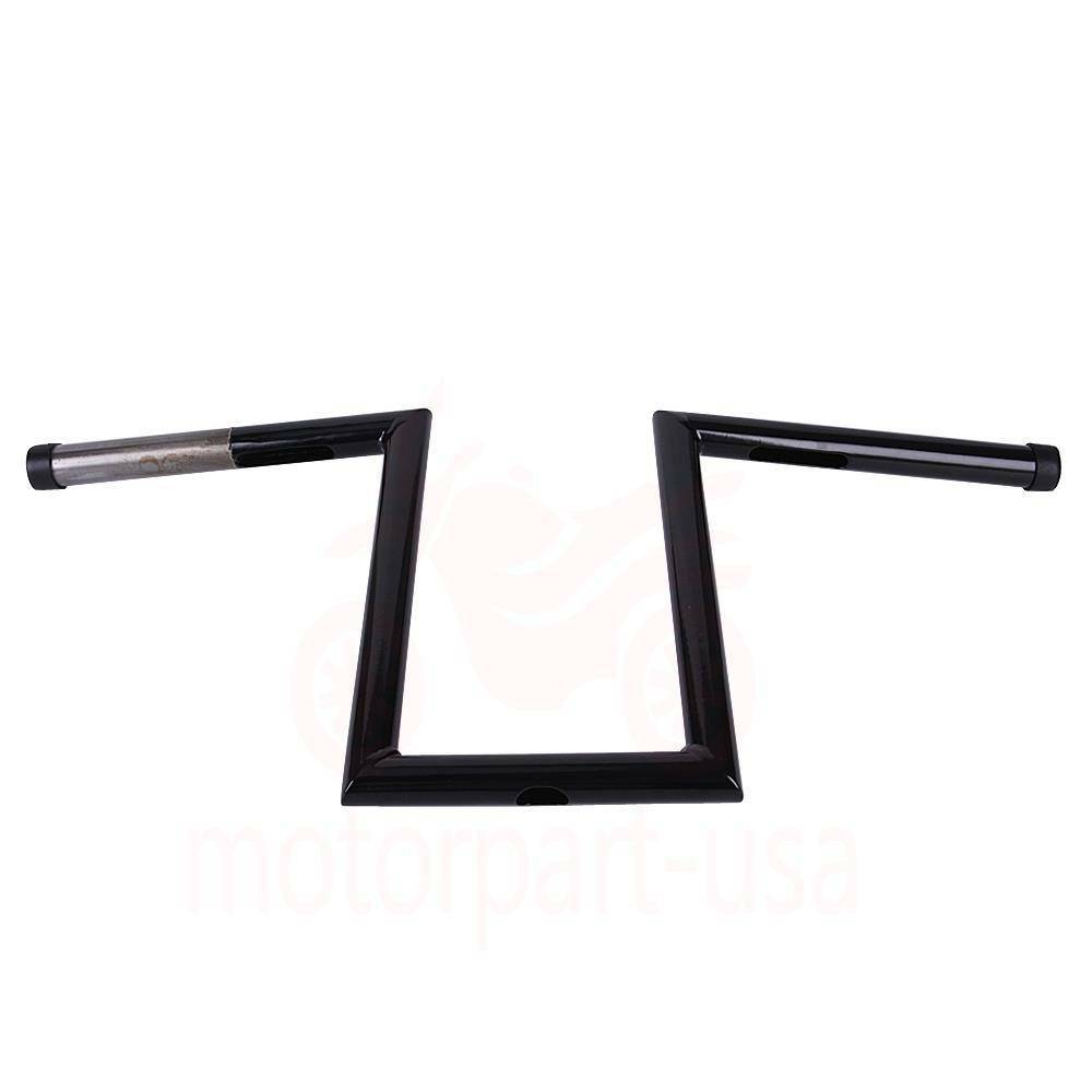 1″ inch 10-1/2″ Rise Z-Bar Handlebar Drag Bars For Harley Sportster XL 883 1200