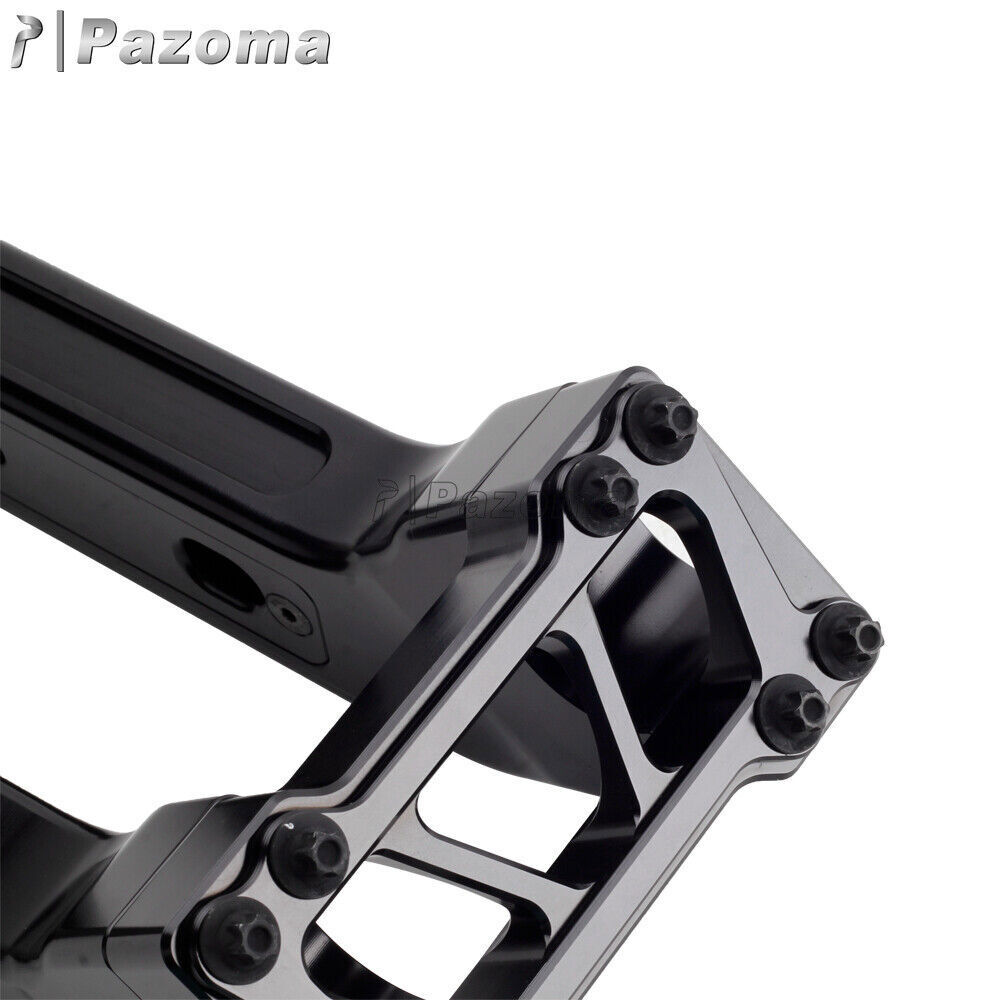 For Harley Sportster Dyna Softail 4″ – 14″ Rise Pull-Back Clamp Handlebar Risers