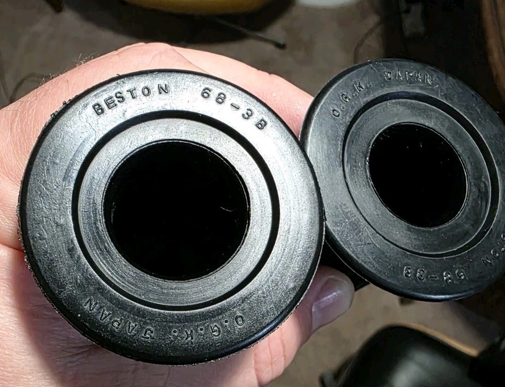 Vintage NOS 1970’s OGK MOTORCYCLE 1″ HANDLEBAR GRIPS TRIUMPH NORTON HONDA CB750
