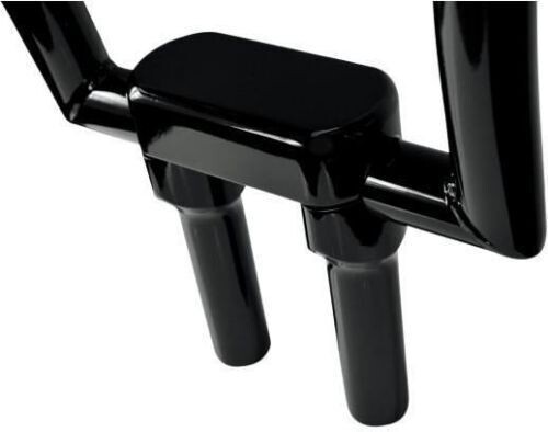 Handlebar Riser 6″ 1-1/4″ Hefty Black Top Clamp Kit LA Choppers LA-7446-06B X7