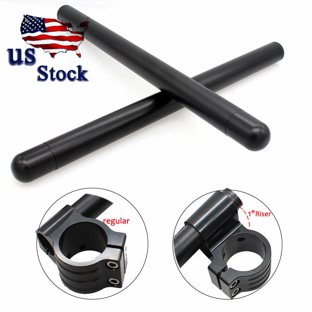 Aluminum 7/8″ 22mm Motorcycle Vortex Clip On Ons Handle Bars Handlebars Tube