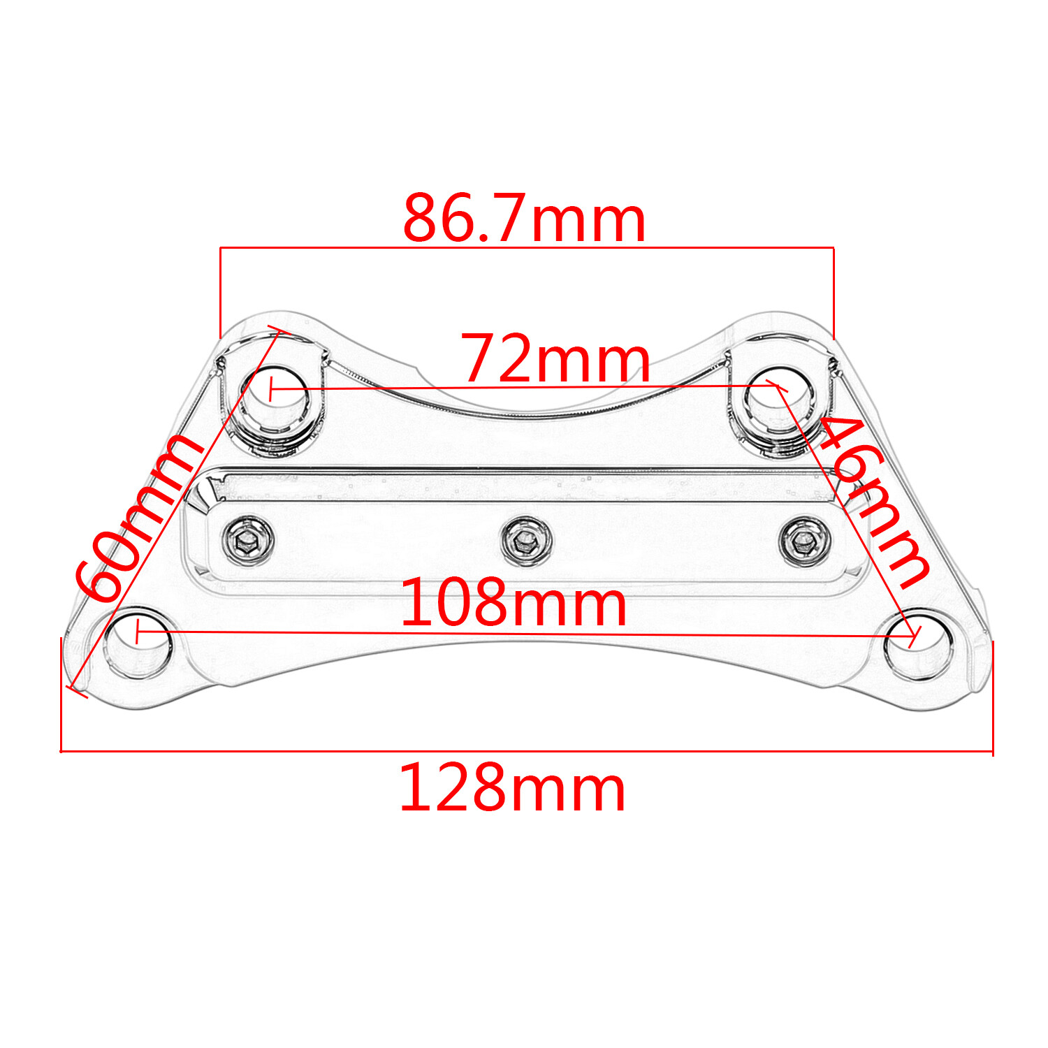 CNC Billet Aluminum 1″ Handlebar Riser Top Clamps For Harley Touring 97-Up New