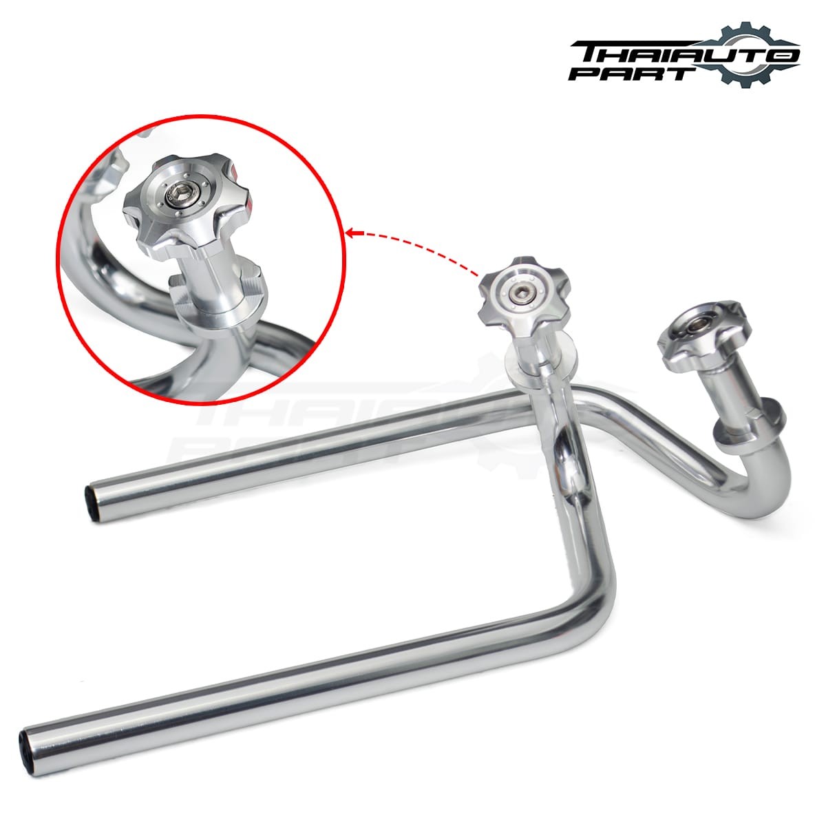 Foldable Customized Kit Set Handle bar Silver Diabolus For Honda Dax125 St125