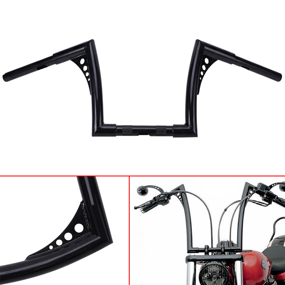10″ 12″ 14″ 16″ 18″ Ape Hangers Handlebar for Harley Sportster 883 Softail Dyna