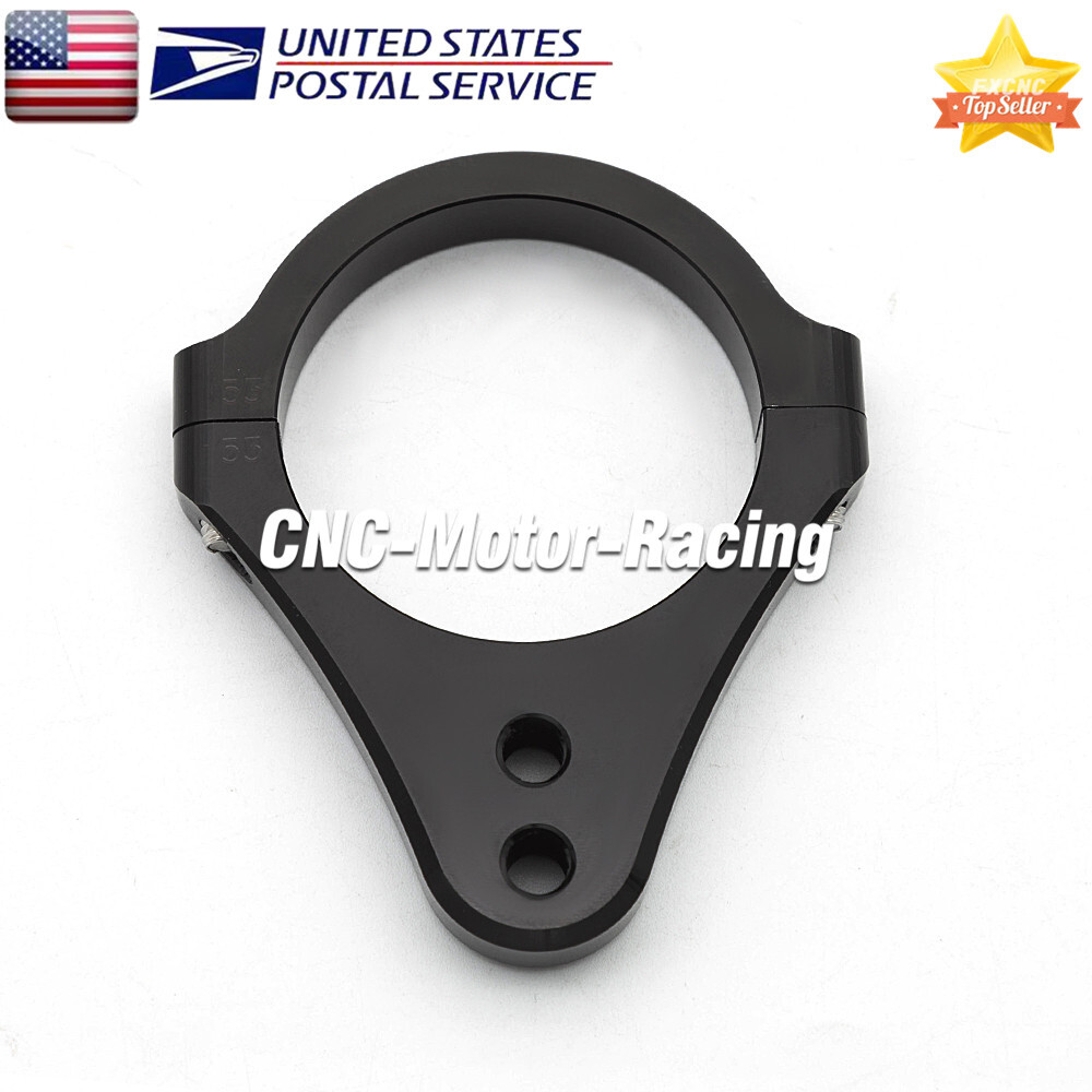 35mm-54mm 1pcs Universal CNC Steering Damper Brace Bracket Fork Clamp Mount USA