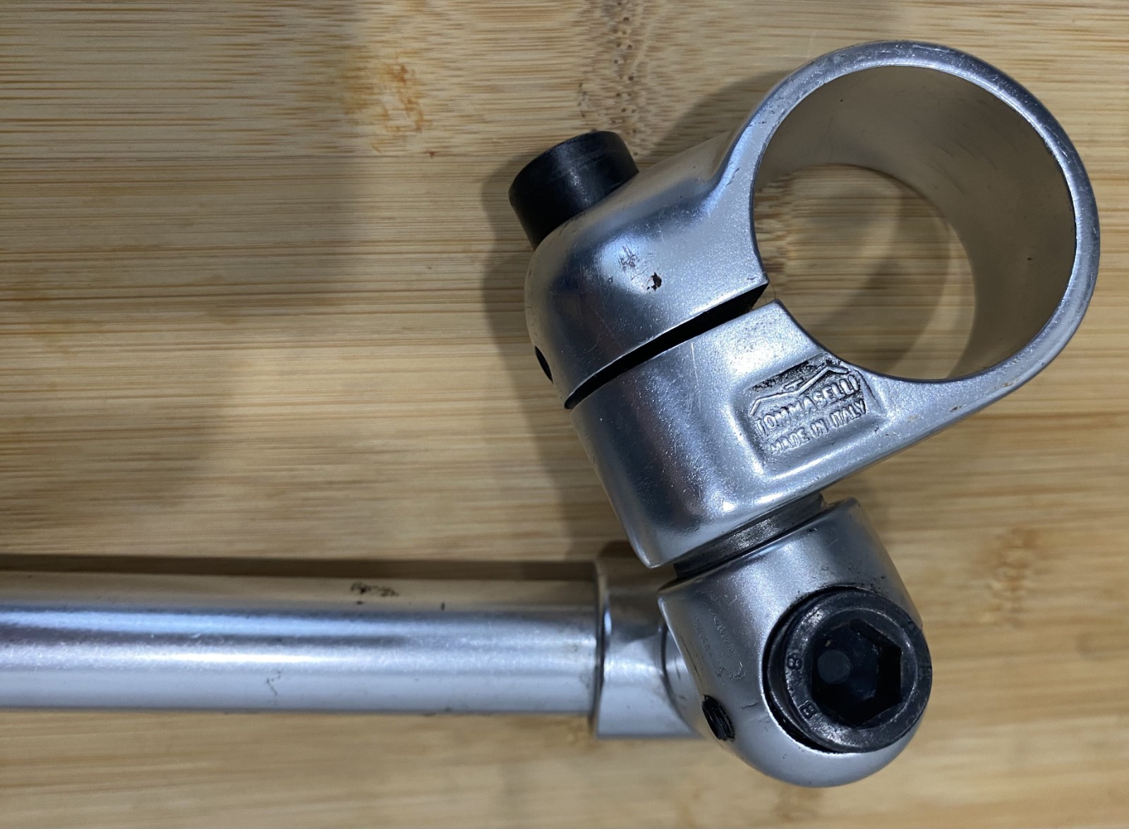 Tommaselli Adjustable Clip-On Aluminum Handlebar 41mm Triumph Harley Cafe Racer