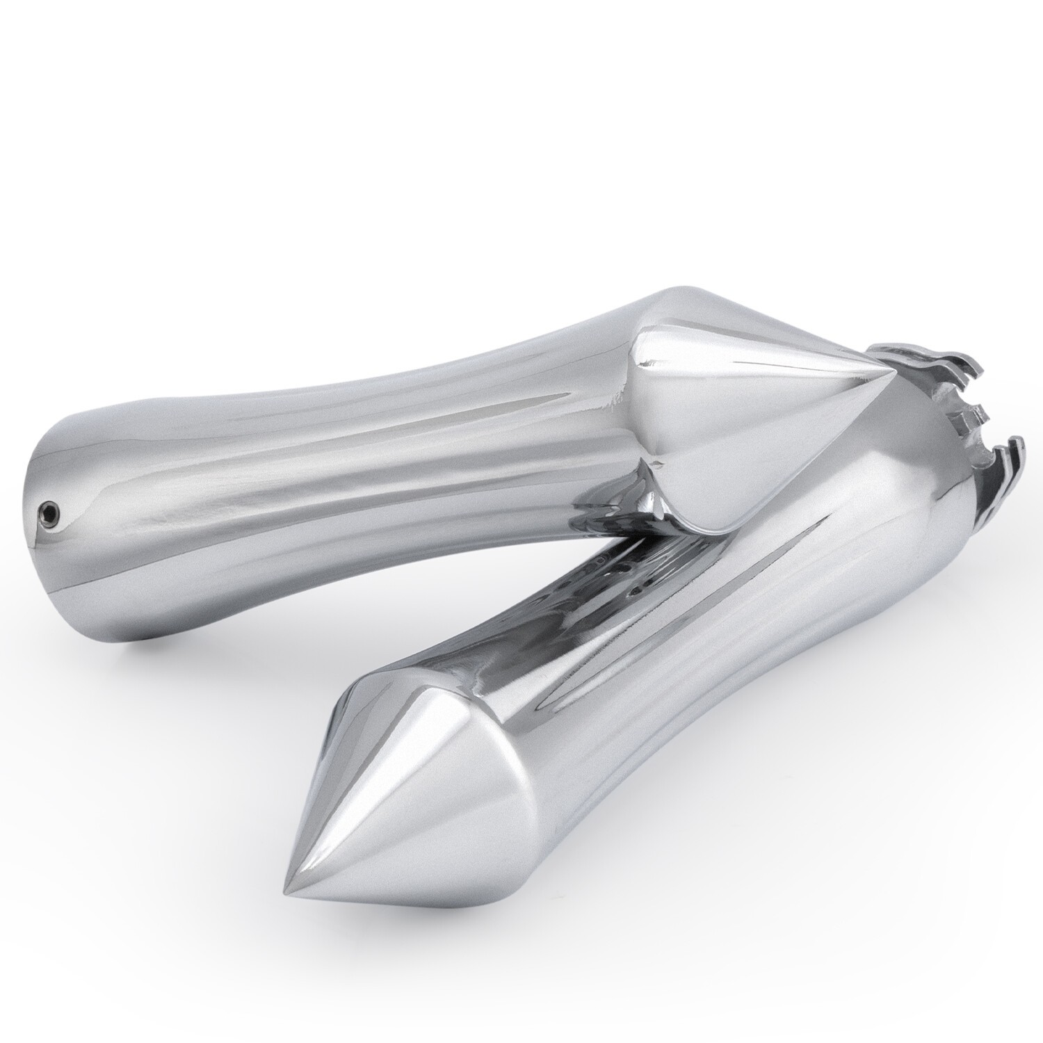 Chrome 25mm 1″ Billet Hand Grips Handlebar Motorcycle For Harley Chopper Bobber