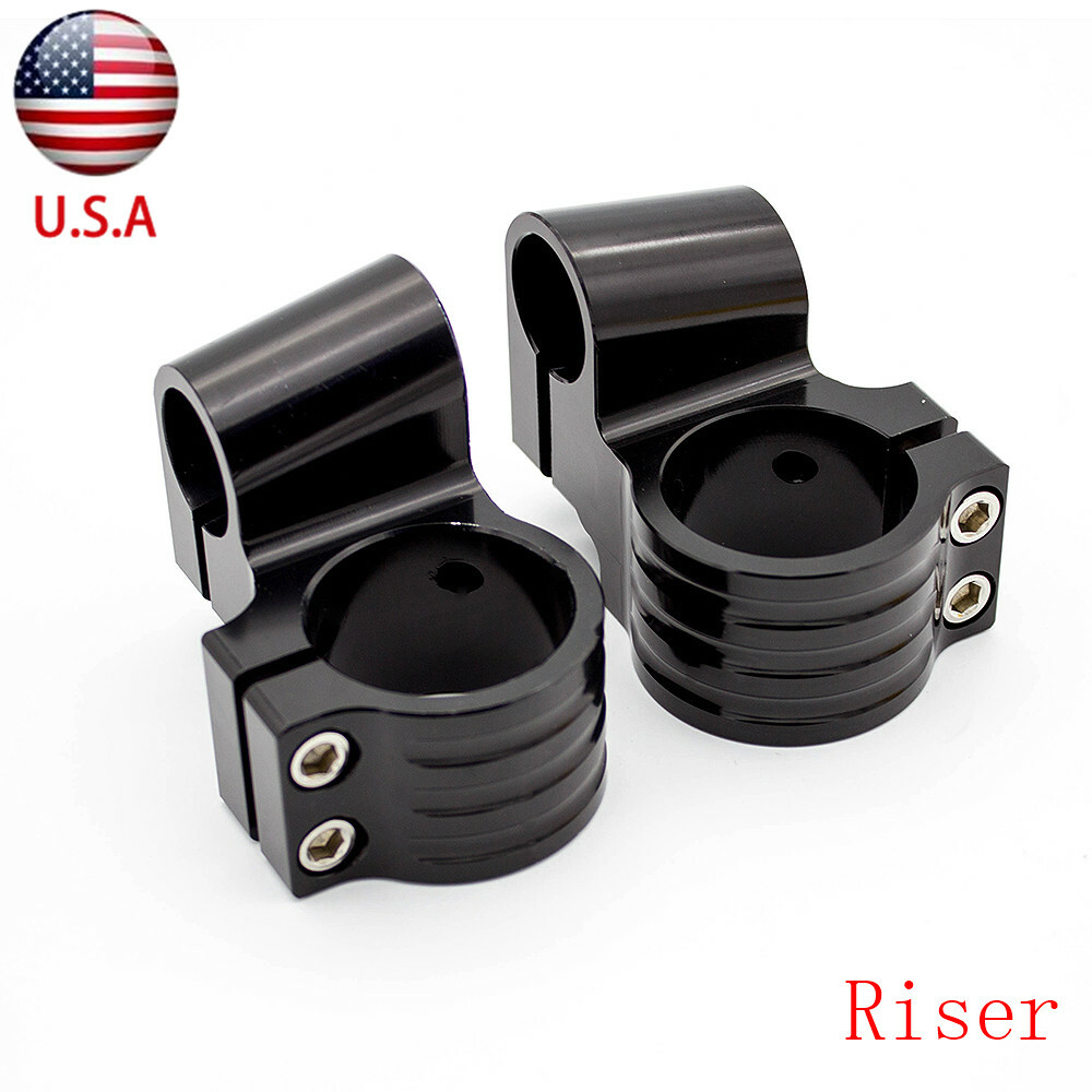 54mm Fork Clip on Clip-ons Handlebar Head Mount Clamp 1″ Rised Universal Motor