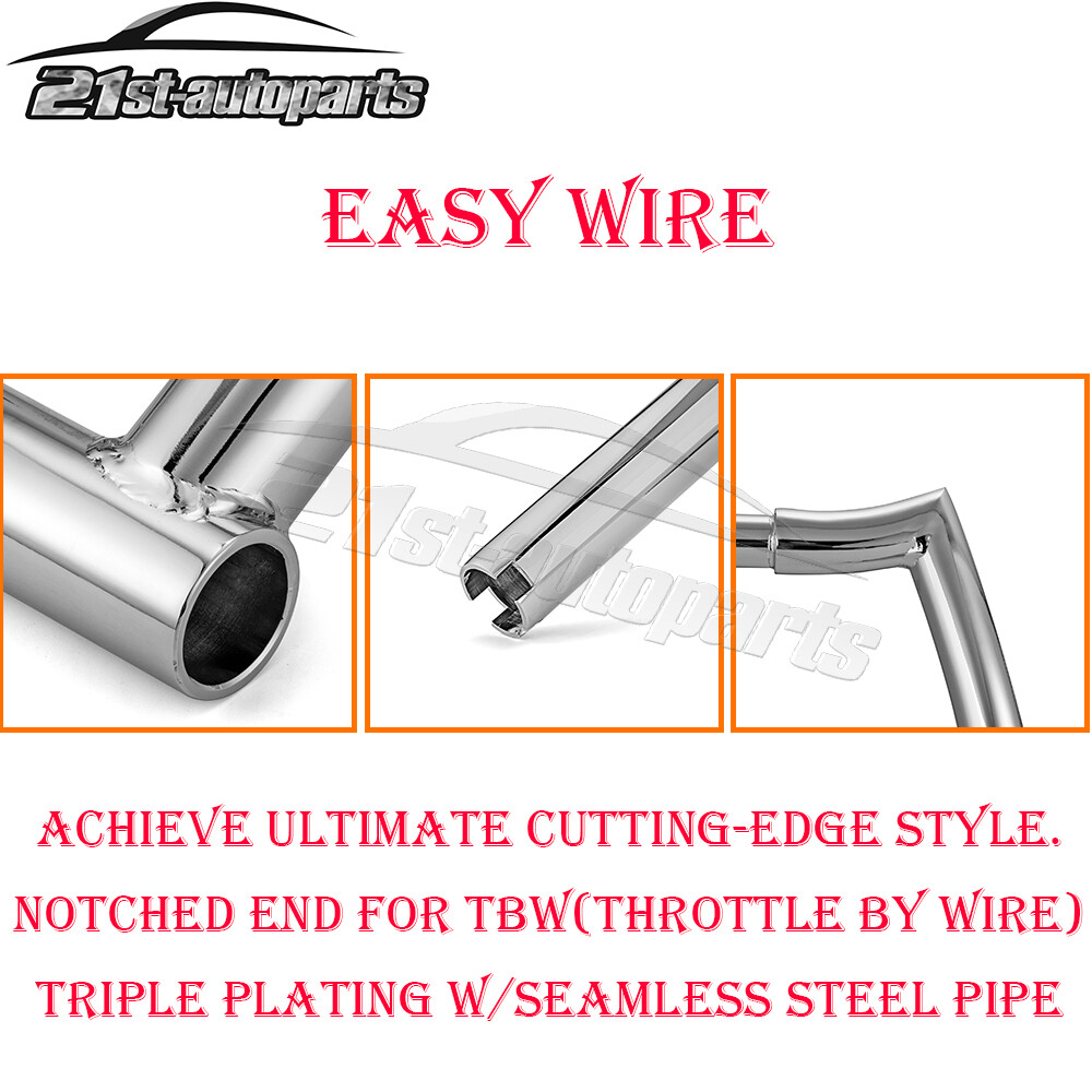 Rise 10″ 12″ 14″ 16″ Chizeled Hanger Handlebar For Harley Sportster Dyna Softail