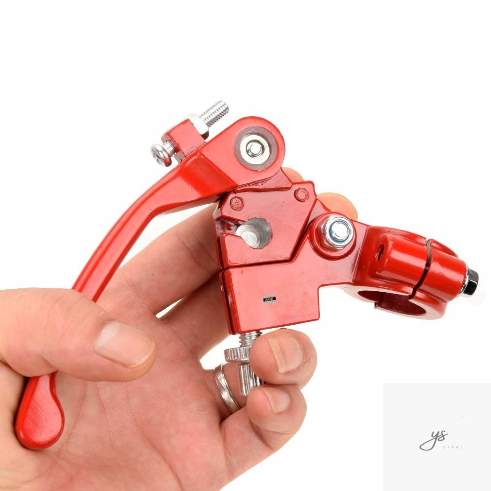 Red Brake Folding Clutch Lever with Perch for 7/8″ Handlebar 110cc 125cc SSR125