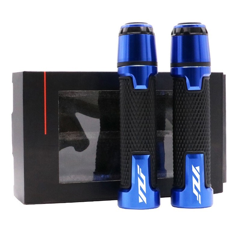 Universal 7/8” 22mm Motorcycle Handlebar Hand Grips for Yamaha YZF R1 R3 R6 R25