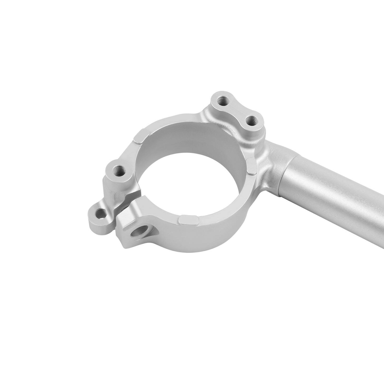 Left & Right Clip-on Handlebars For YAMAHA YZF R1 YZF-R1 YZFR1 2004-2008 Silver