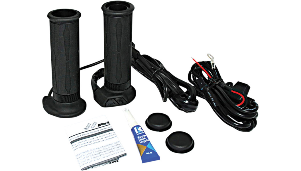 KOSO Apollo Heated Grips 7/8″ Motorcycle Dual Sport AM111030 w/ Thumb Switch